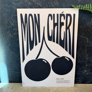 Mon Chéri Cherry Art Print 8” x 12”